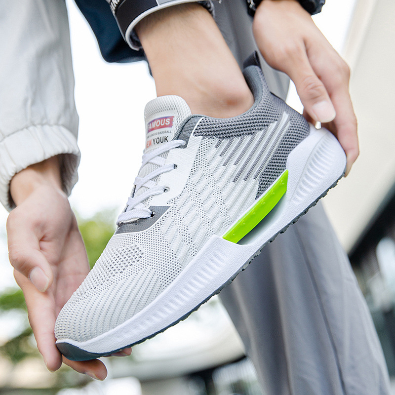 Scarpe da tennis da uomo Sneakers Tessuto Mesh Calzature da ginnastica comode e versatili_voghion.com