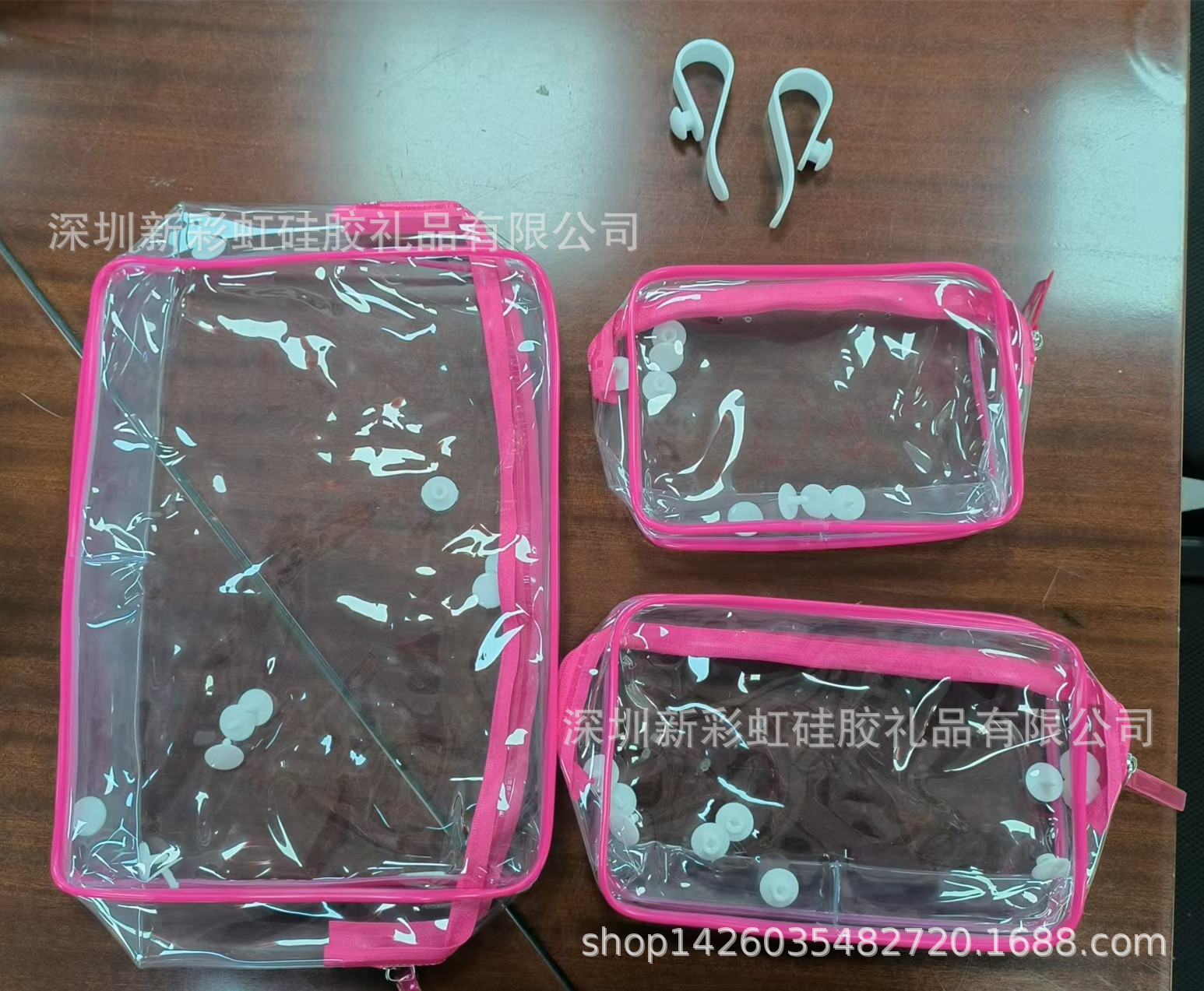 핑크 후크의 3 조각 세트