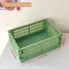 Green storage basket