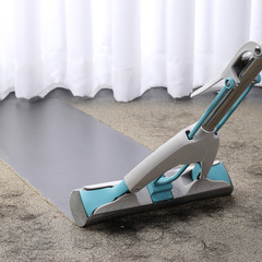 Meliya absorbent sponge mop for home use, lazy people's hands-free folding collodion floor mop department store wholesale