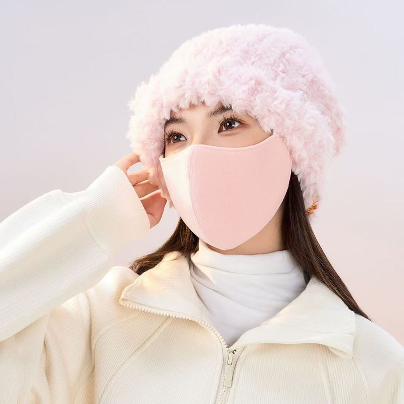 澳绒保暖口罩女秋冬立体5D高颜值面罩透气护眼角防风防寒加绒加厚|undefined