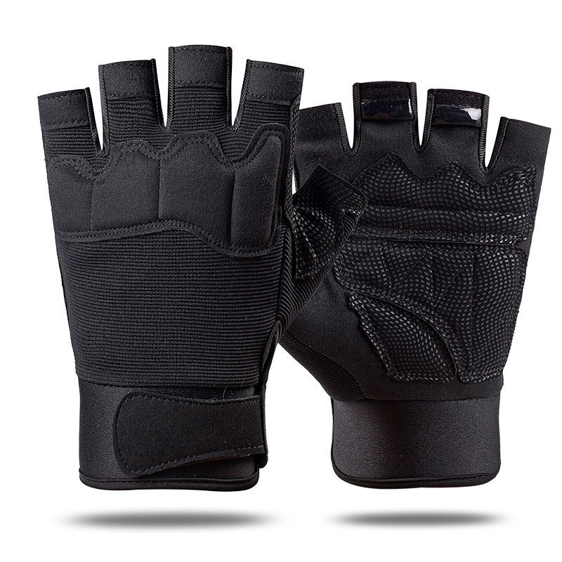 Guantes de montar a caballo ventiladores militares guantes tácticos dedo completo antideslizante resistente al desgaste guantes de medio dedo fuerzas especiales camuflaje fitness guantes de lucha