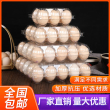 批发塑料透明鸡蛋托蛋中号打包的盒一次性土鸡包装鸭蛋拖防摔快递