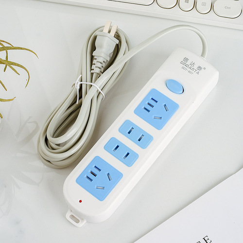 Xindatai multi-hole socket dormitory desktop with cord plug-in multi-socket switching power supply electric plug-in board