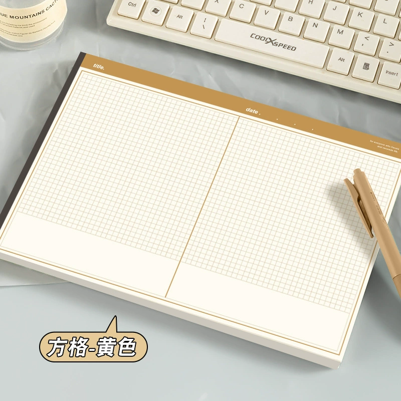 B5 horizontal version Maillard's paper mixed and match Korean double-column sticky note book high-quality diary student notebook