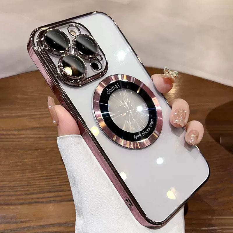 iphone16PROMAX フラッシュマジック虫眼鏡電気メッキ 17 携帯電話ケース CD パターン Apple 磁気吸引 6E ソフトシェル 15 に適しています|undefined