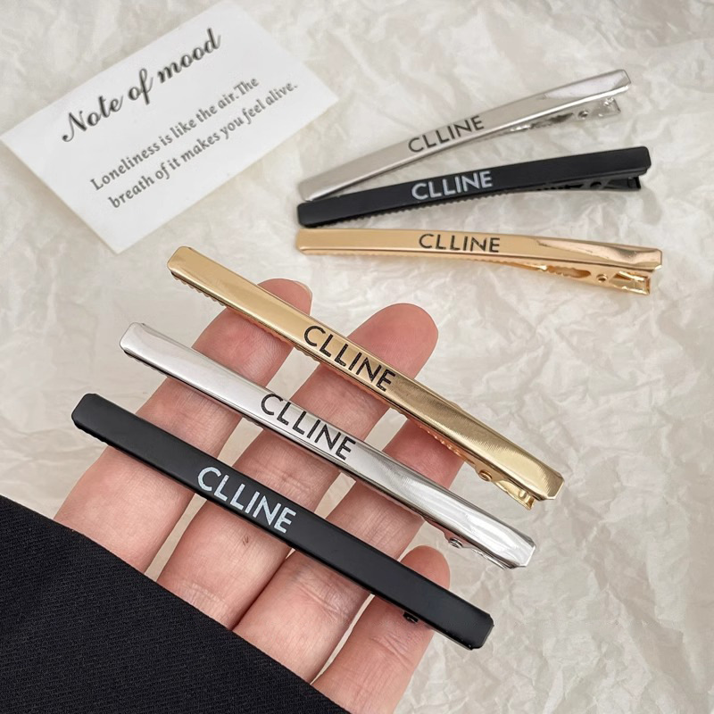 Versión coreana de otoño y invierno lateral de alto grado temperamento frío viento fría clips para el cabello de las mujeres red clips bordes rojos clips una palabra clips bb al por mayor