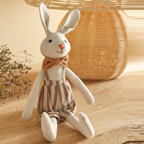 ins new pure cotton rooster doll, cotton rabbit doll, baby giraffe comfort doll, penguin doll