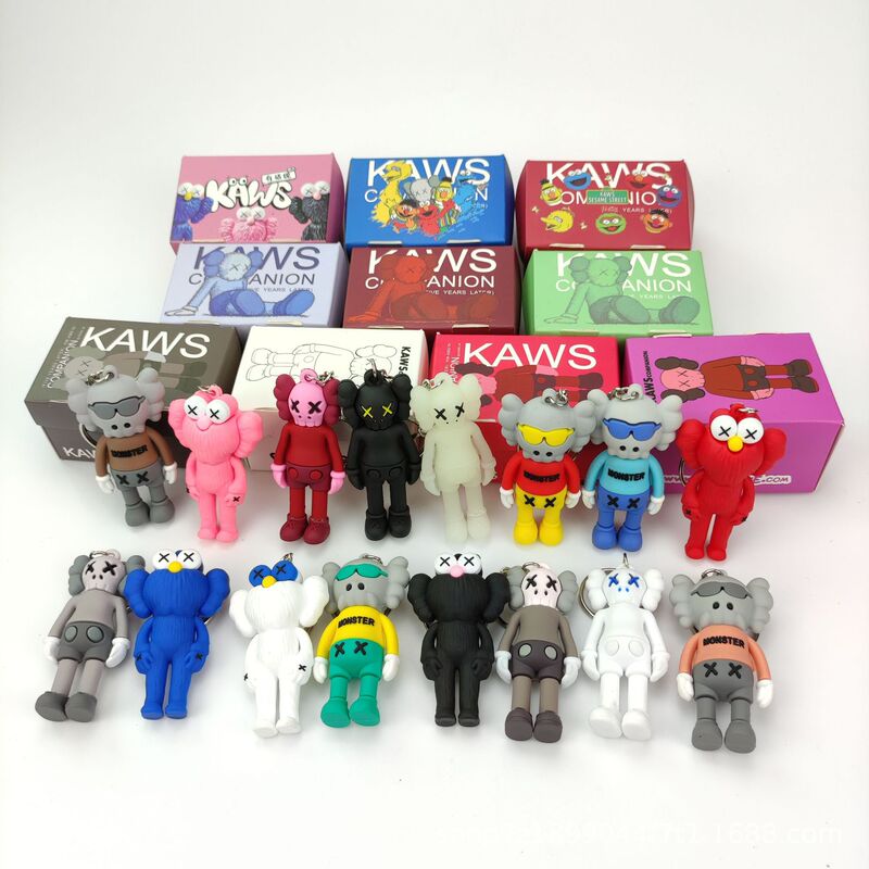 Cross-border Hot KWAS Keychain Hanging Ornaments Ins Korean Style Cartoon Doll Fashion Bag Pendant Wholesale