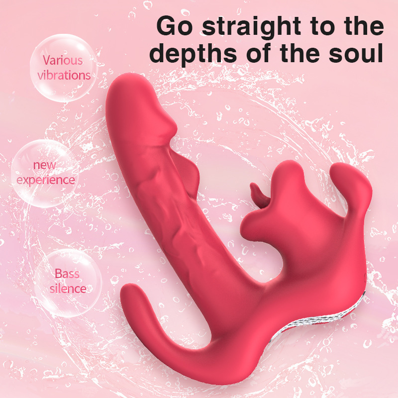 跨境三点式震动棒多功能10频震动女用G点自慰器具成人情趣性用品