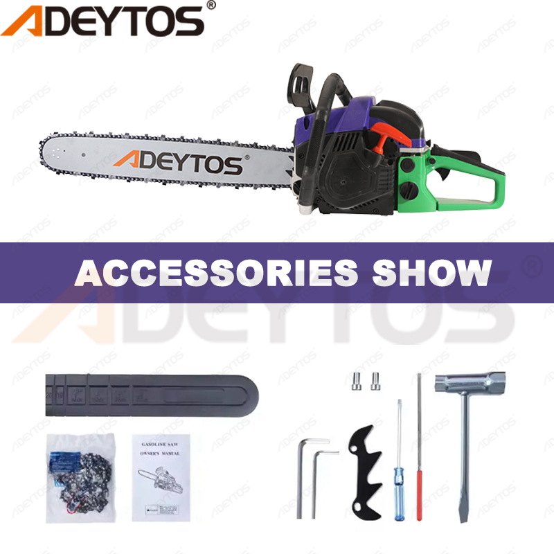 油锯德拓正品汽油链锯58cc大功率家用油锯伐木锯汽油汽油锯大全