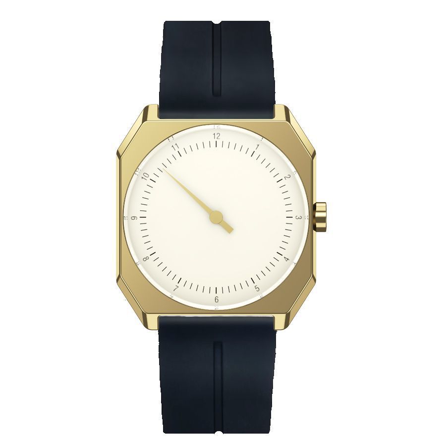 Fashionable Retro Quartz Watch For Men With Protein Leather Strap_voghion.com