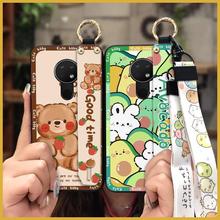 适用诺基亚手机壳动漫潮流防尘挂绳情侣青春散热指环硅胶卡通