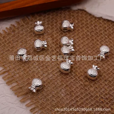 Silver Jewelry DIY Beading Accessories, Zərgərlik ara hissələri