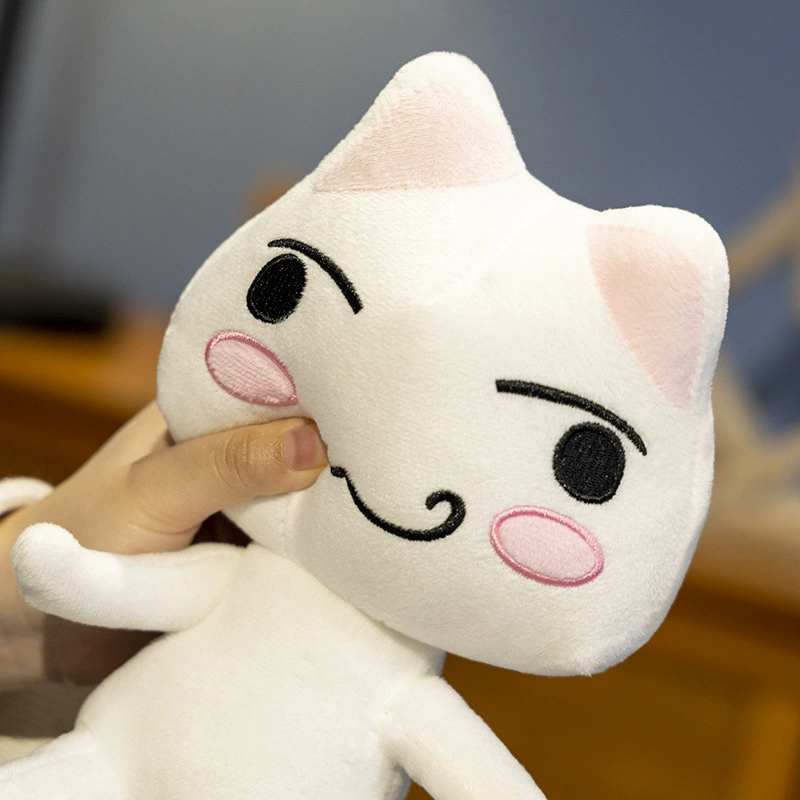 New product cross -border Toro Inoue Plush Doro Cat Doll Creative Smile Face Couple Cat Plush Toys