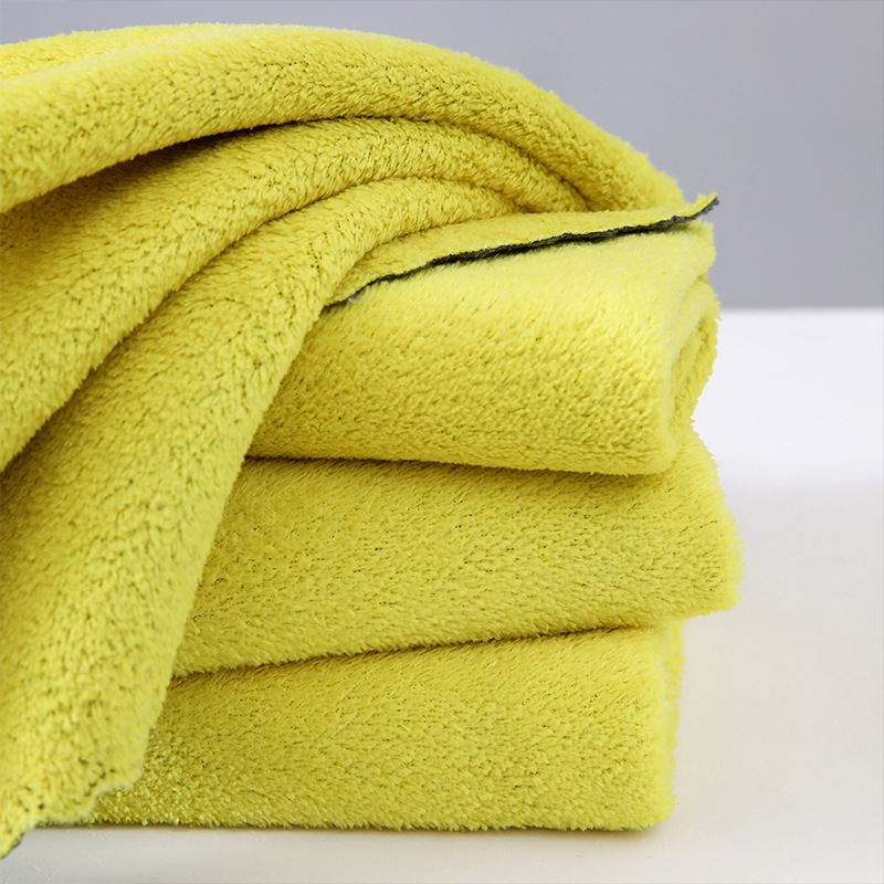 Toallas especiales para la limpieza de trapos, sin pérdida de pelo, toallas para limpiar el coche, engrosamiento, absorción de agua, sin dejar marcas, limpieza, trapos de limpieza de doble cara