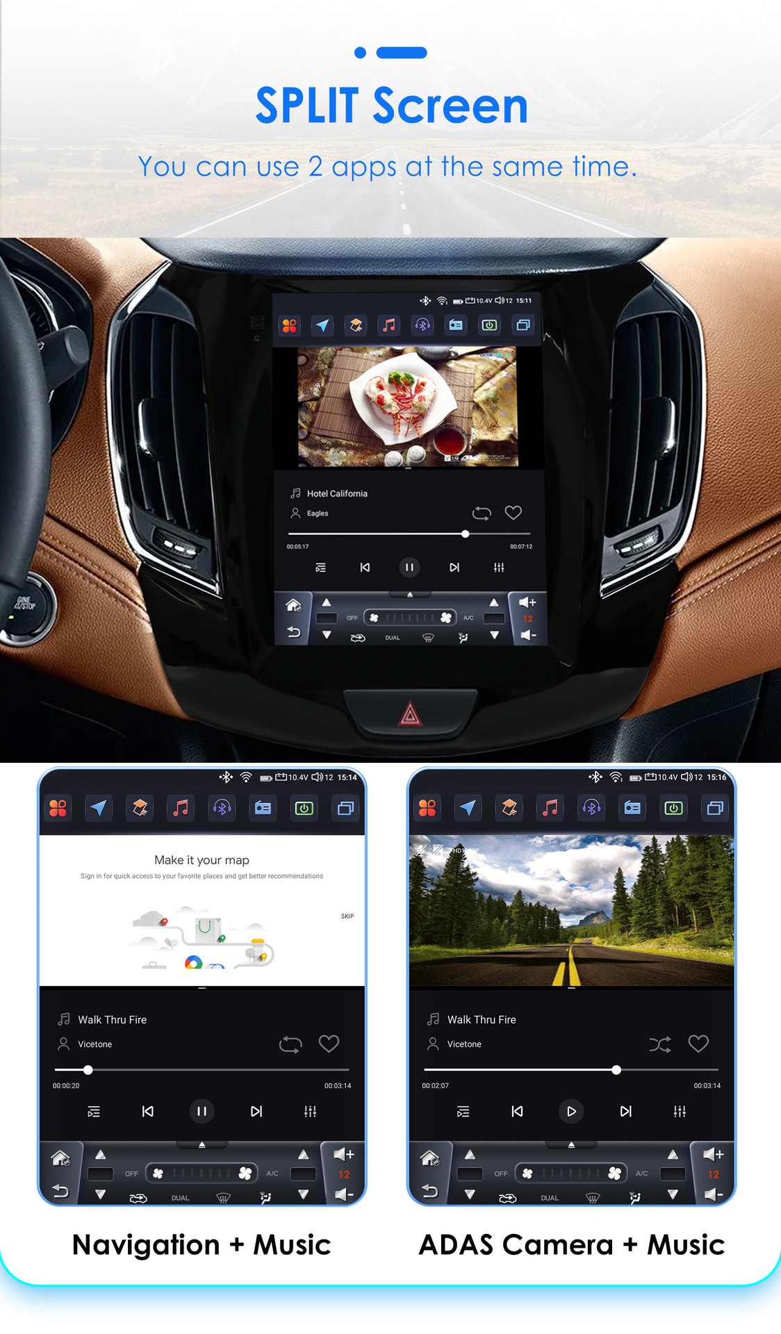 Suitable for Chevrolet Cruze Car Navigator 15-18 Models Cruze Android Smart Large Screen All-In-One Gps