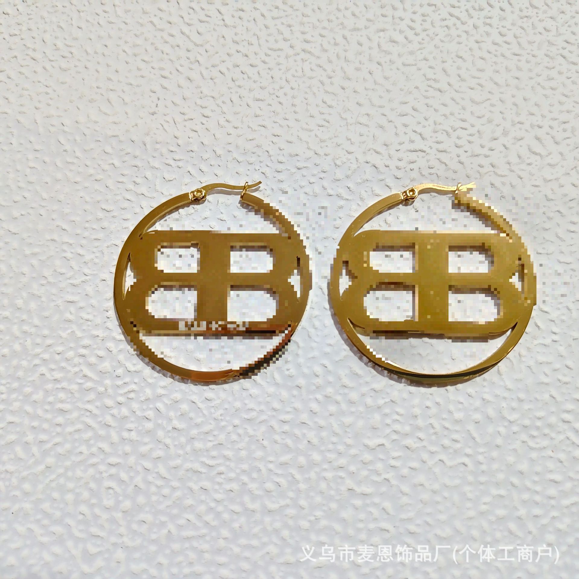 Cross-Border Tanglijia Tb Earrings for Women, Niche Design, Light Luxury Earrings, European and American E-Commerce Jewelry Wholesale