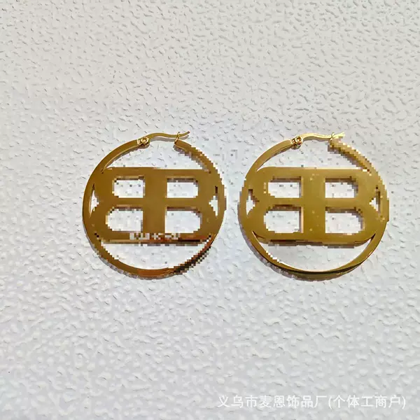 Cross-Border Tanglijia Tb Earrings for Women, Niche Design, Light Luxury Earrings, European and American E-Commerce Jewelry Wholesale