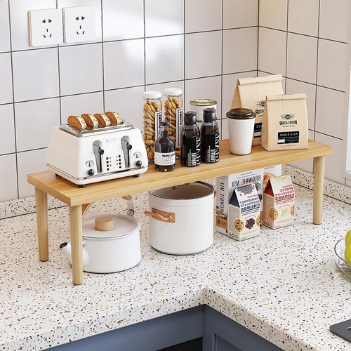 Kitchen countertop storage shelf tiered organizer divider rack cabinet bowl plate spice storage small new item