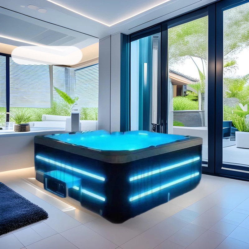 bañera de masaje acrílico al aire libre spa spa bañera para 5 personas piscina villa jardín bañera de jacuzzi