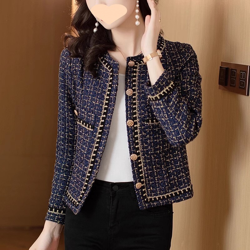 洋气小香风外套女春秋2025新款气质时尚休闲短款女士开衫秋装上衣|undefined
