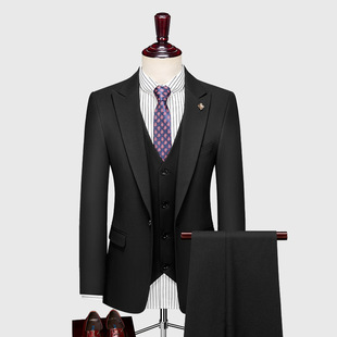Suit Suit Men's High-End Suit Suit Wedding Professional Formal Groomsmen Korean Suit Men's Wedding Dress