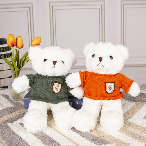 Sweater Teddy Bear Doll Bear Doll Rag Doll Wholesale Birthday Gift Teddy Bear Plush Toy Doll