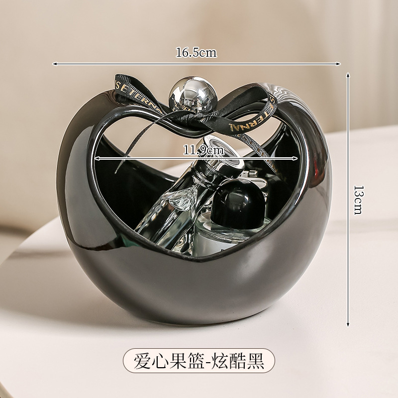 Ping'an Xile ホームリビングルームフルーツプレート新築祝い結婚祝いフルーツバスケットシンプルクリエイティブコーヒーテーブルスナックプレート|undefined