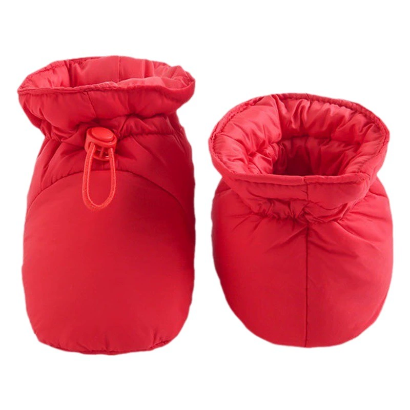 Новая зимняя детская обувь для малышей, утолщенная маленькая хлопковая обувь на шнурке, детский артефакт с защитой от падения