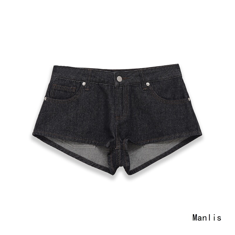 Z Amazon Wholesale New Summer Women's Versatile Low-Waist Pocket Mini Denim Casual Shorts 6929001