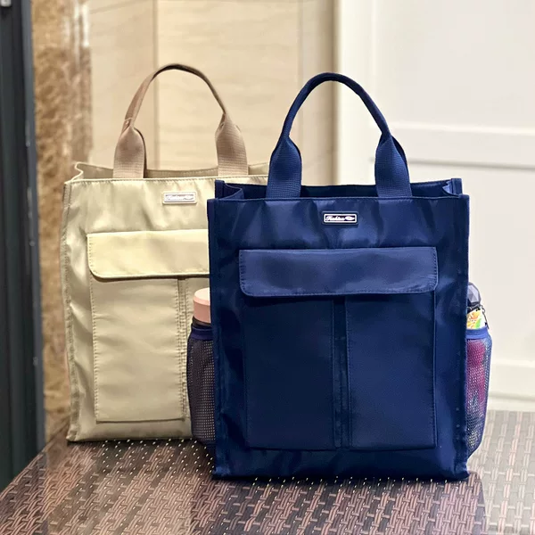 New Style Plus Multi-Pocket Multi-Functional Portable Document Bag Student Meal Tray Bag Large Capacity Book Bag Information Bag Mommy