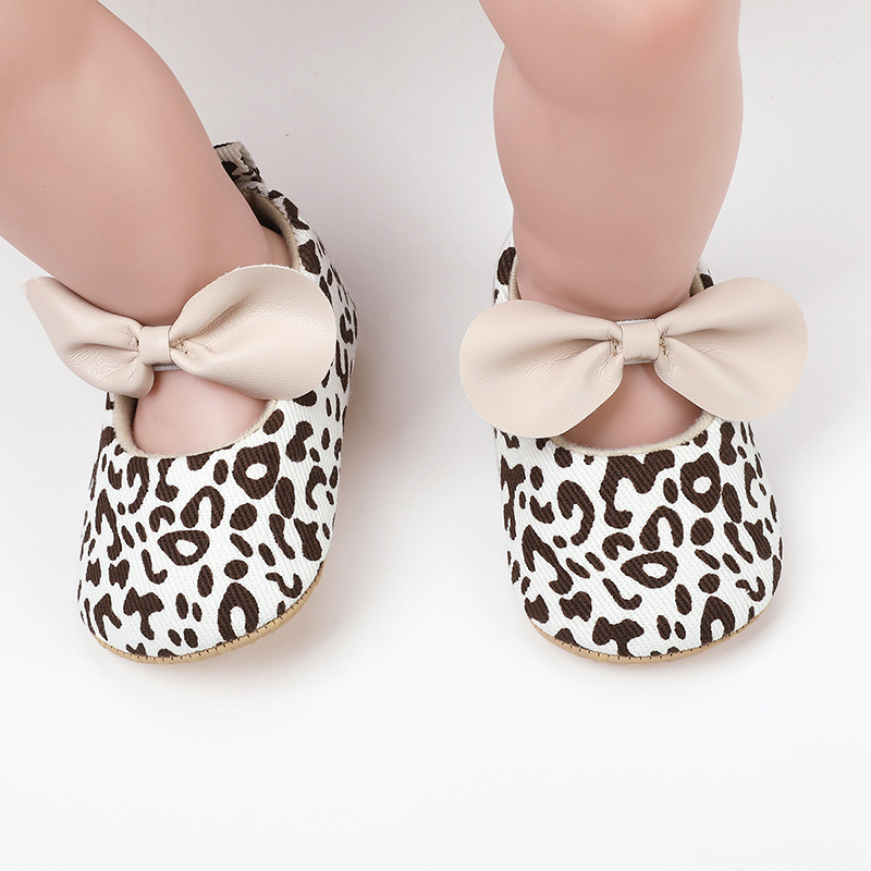 Girl's Casual Leopard Round Toe Toddler Shoes display picture 8