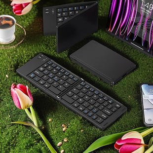 Foldable Bluetooth Keyboard Mobile Phone Tablet Laptop Universal Office Typing Silent Portable Mini Keyboard