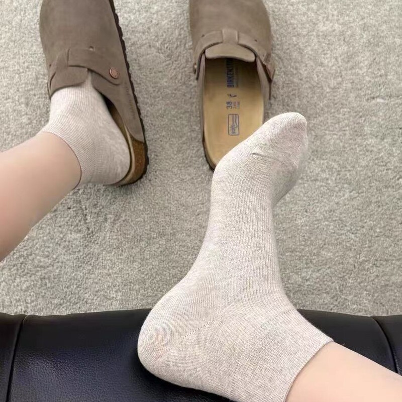 Spring and Summer Thin Solid Color Low-Cut Short Socks, Trendy Japanese Style, Simple Versatile Basic College Style Lazy Short Socks Spring and Summer Thin Solid Color Low-Cut Short Socks, Trendy Japanese Style, Simple Versatile Basic College Style Lazy Short Socks