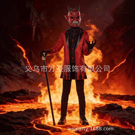 跨境万圣节儿童邪恶恶魔服装