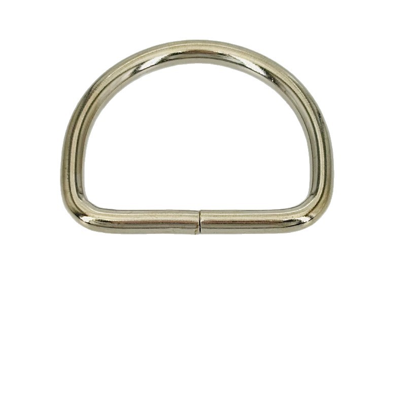 Manufacturer's Ready-Made Clothing and Luggage Buckles, Hardware Accessories, D-Shaped Buckles, Iron Wire D-Rings, Bag Webbing Metal D-Buckles