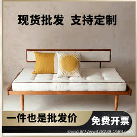 中古风实木沙发凳客厅门厅靠背长条凳民宿接待凳卧室床尾凳换衣凳