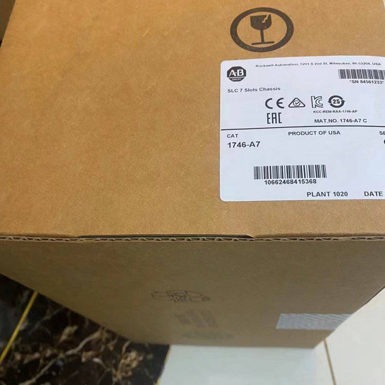 全新现货1746-A7 罗克韦尔AB SLC 500 7槽模块化底盘控制器PLC 17
