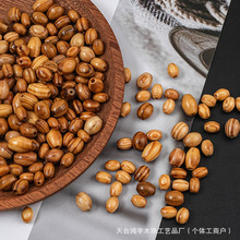 现货 跨境新款松木椭圆米珠木珠散珠 松木实木珠子diy饰品配件