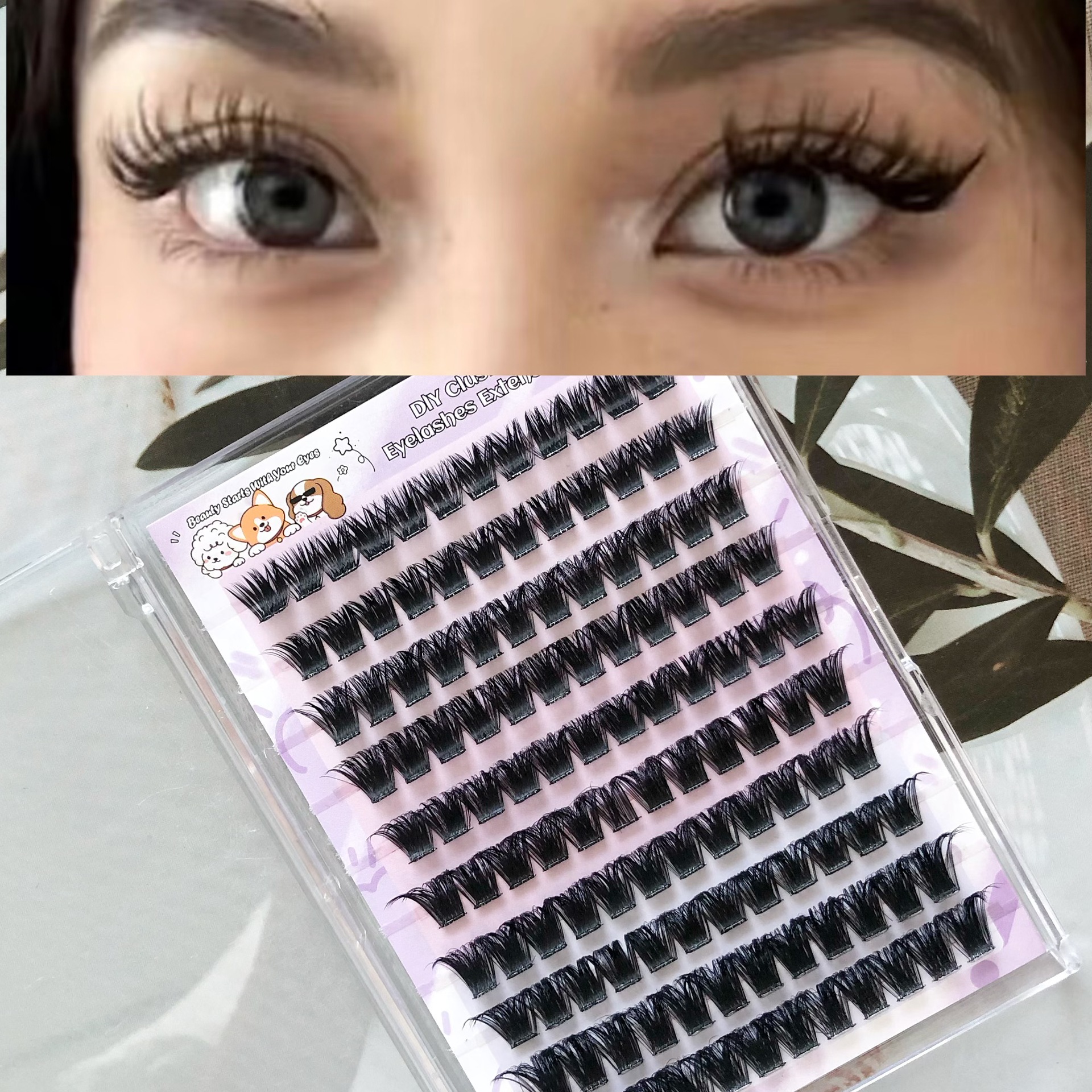 Las pestañas falsas transfronterizas proporcionan pestañas falsas de gran capacidad sin pegamento.