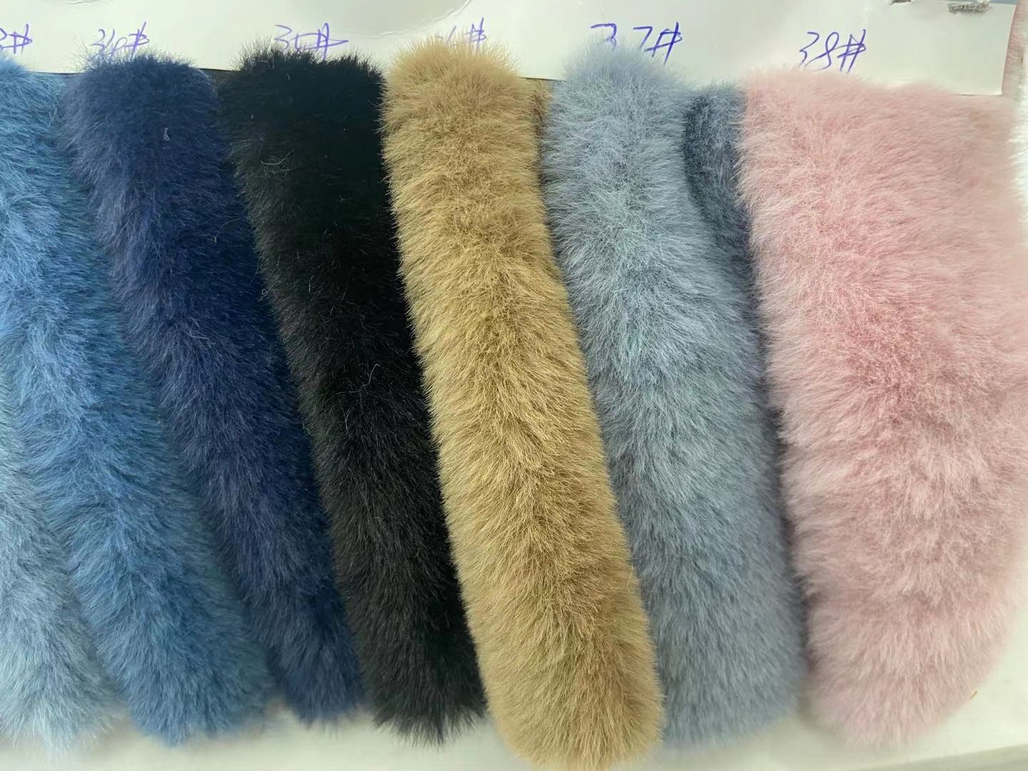 En stock 700g Rex conejo piel tela moda abrigo ropa para niños juguete bufanda pelusa zapatillas bolsas imitación conejo piel franela