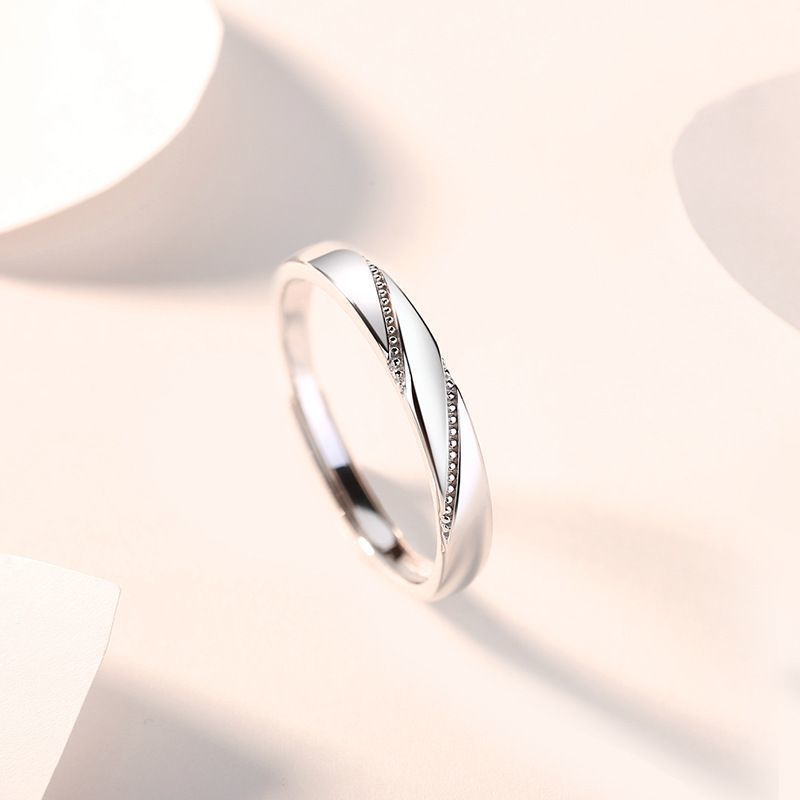 Love at First Sight Couple Rings for Men and Women, Trendy Niche Luxury High-End Fashion Matching Rings for Men and Women, Wedding Rings