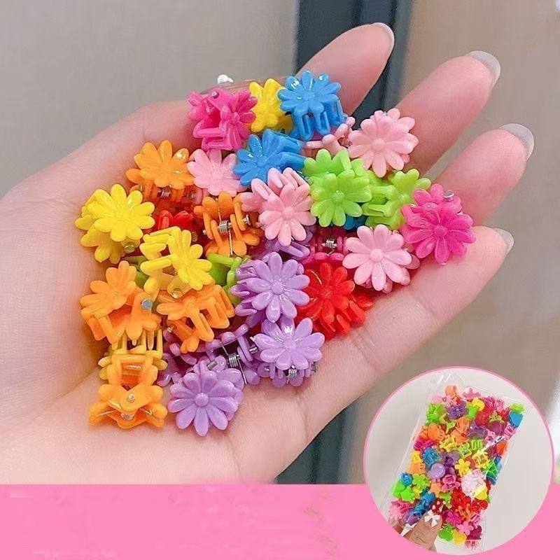 Niños pequeños clip de agarre de color niñas bebé lindas tarjetas de cabello princesa tocado pequeño clip mini clip