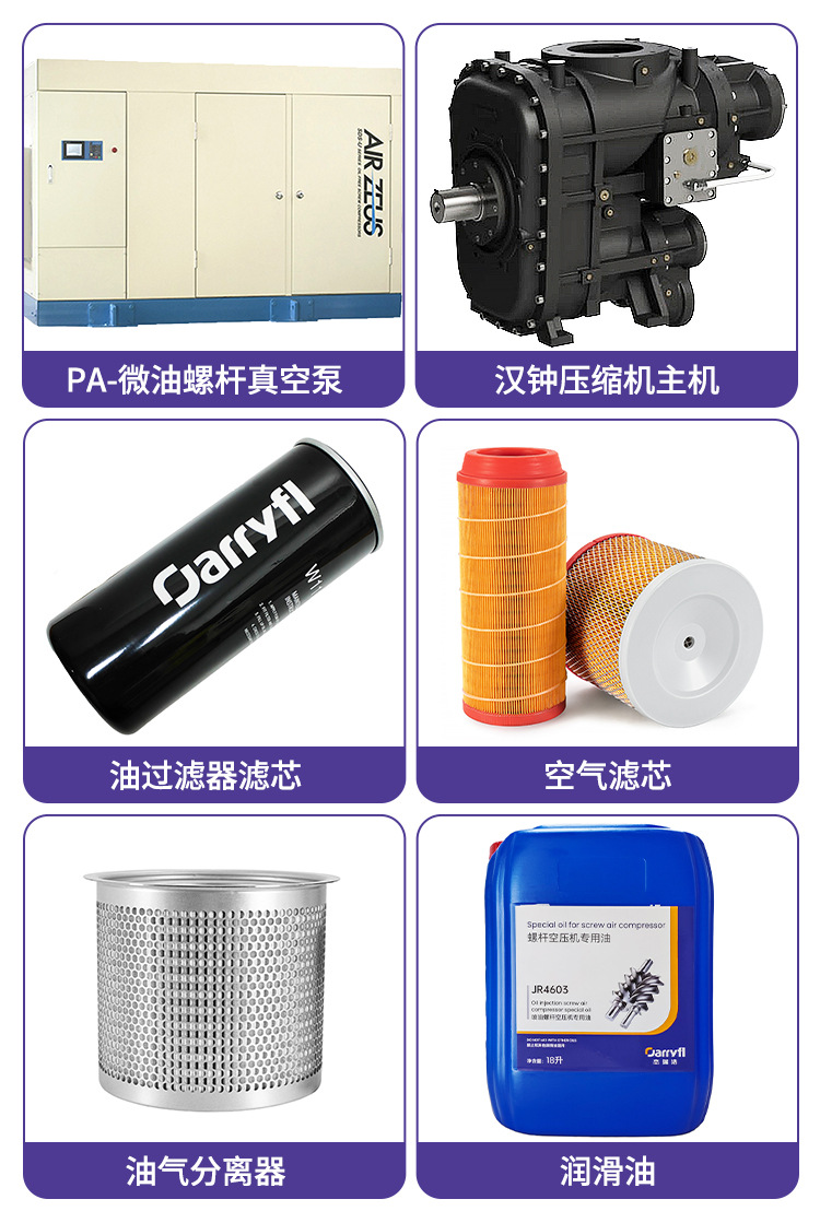 Permanent magnet variable frequency two-stage compression screw air compressor compressor large high pressure primary energy efficiency source manufacturer