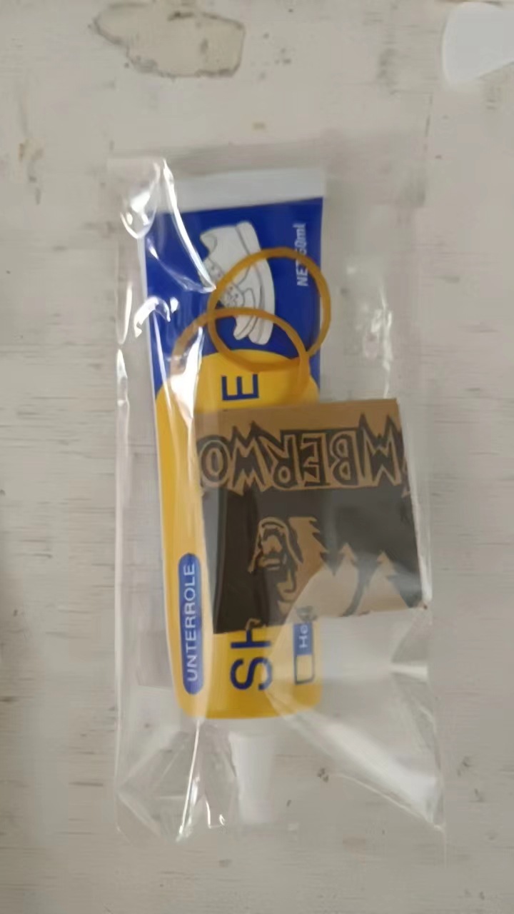 신발 수리 접착제 50g 개별 포장 1세트(고무밴드 2개 + 사포 1개 포함)