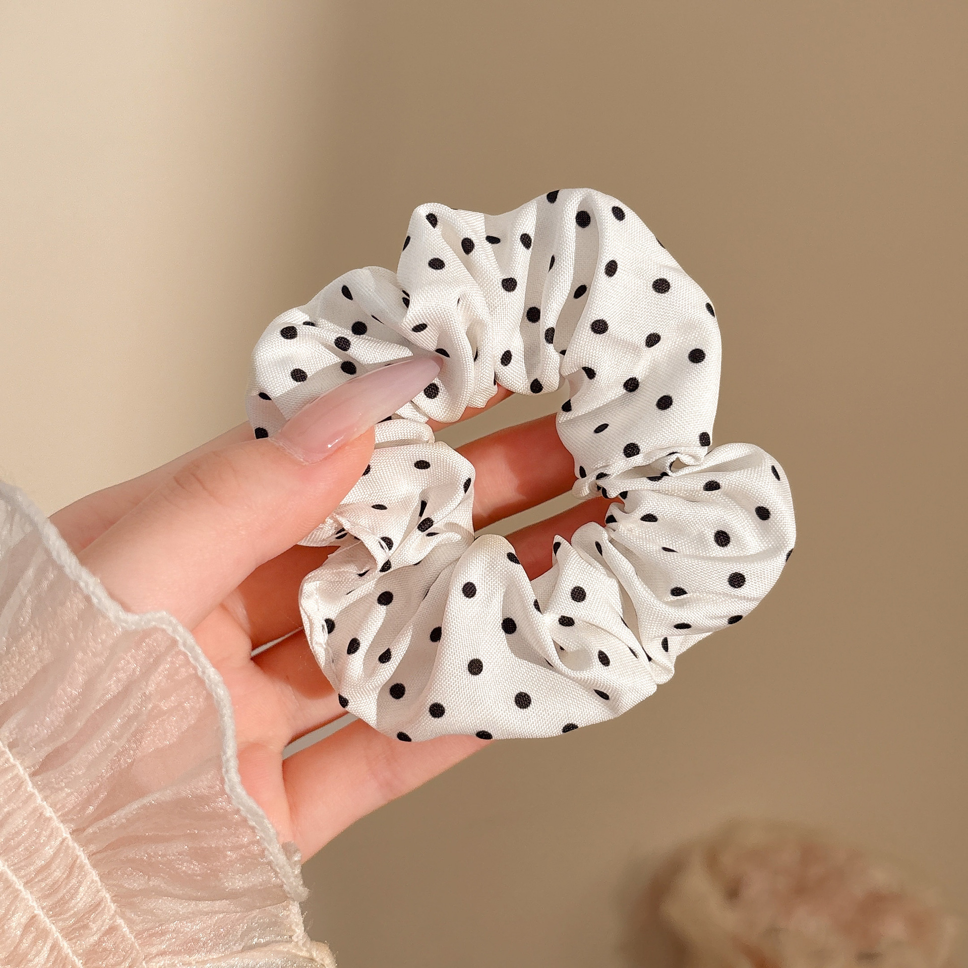 Anillo de cabello de intestino grande coreano para mujeres de alto nivel toallas cuadradas cuerdas de cabello de alta elasticidad y elásticas duraderas flojas flojas