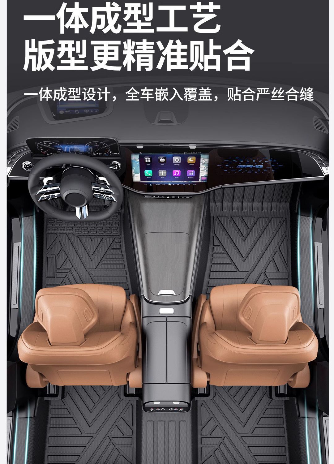Suitable for BYD Song Plus Foot Pad 25 24 Pack Threshold TPE Car Foot Pad Carpet Pad Original Star