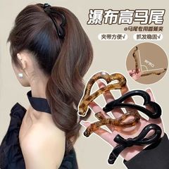 法式复古香蕉夹高马尾竖夹高级感盘发夹女蓬松高颅顶爱心简约夹子