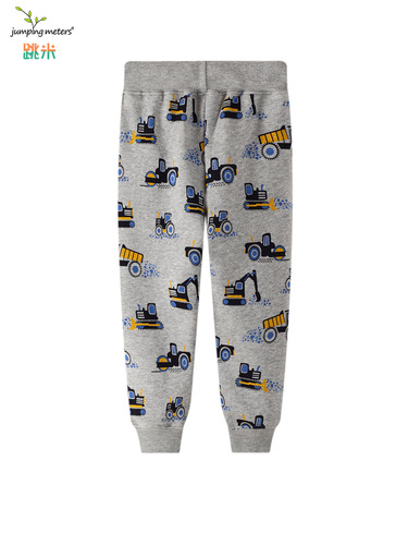 2026 New Style European and American-Style Boys' Excavator-Print Spring and Autumn Pants Children's Knitted Trousers – Wholesale & Dropshipping